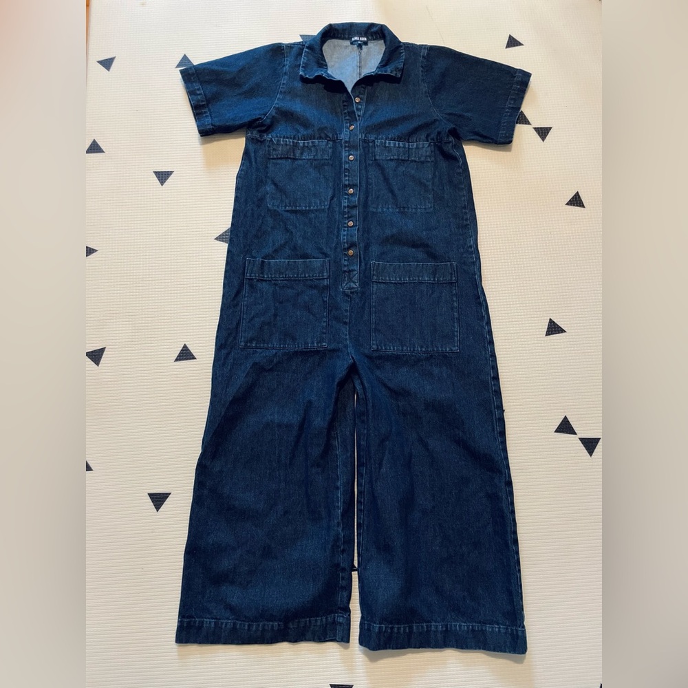 Ilana Kohn Mabel Coverall Jumpsuit in dark denim XL